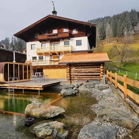 In Bramberg With Natural Pond, Cleaning Included